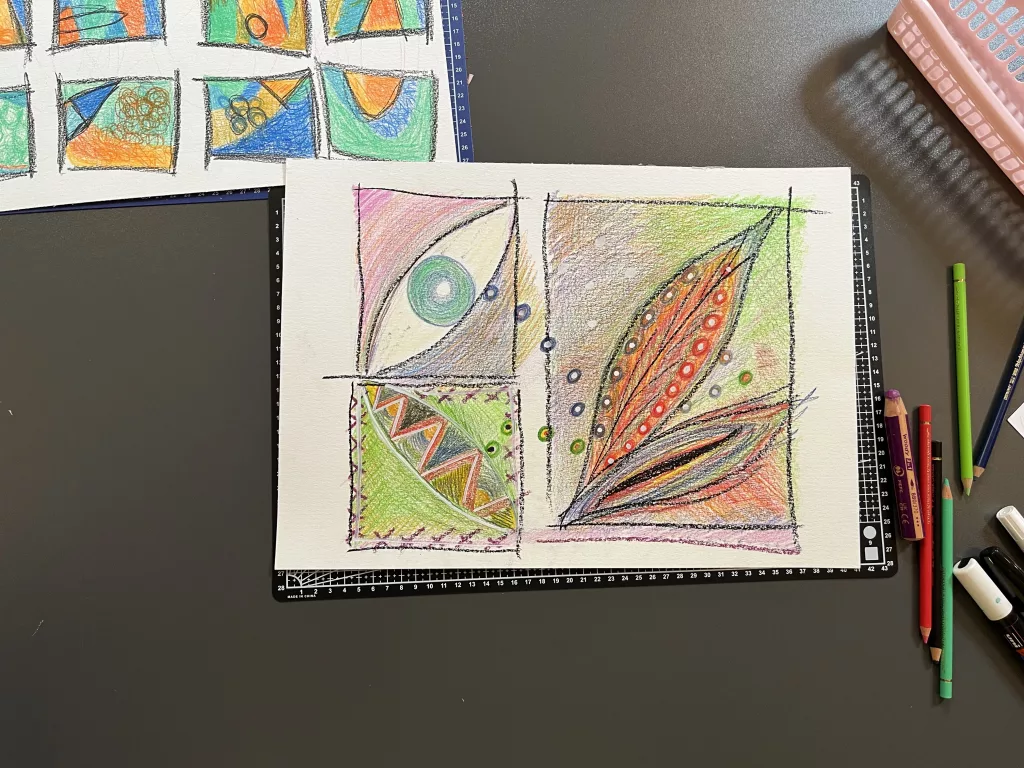 „unfertig“ (oder anders gesagt … noch nicht beendet)